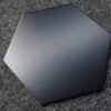 płytki heksagonalne czarne SOLID NEGRO 25x28