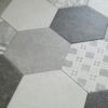 płytki heksagonalne HEXATILE CEMENTO 3 BLACK 20x17
