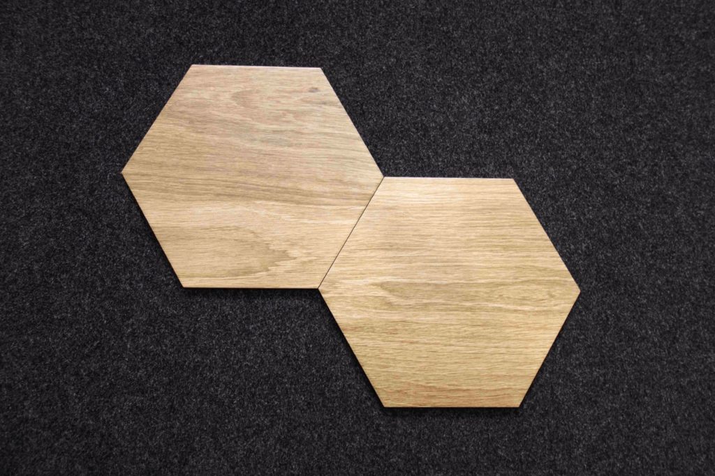 płytki heksagonalne drewnopodobne