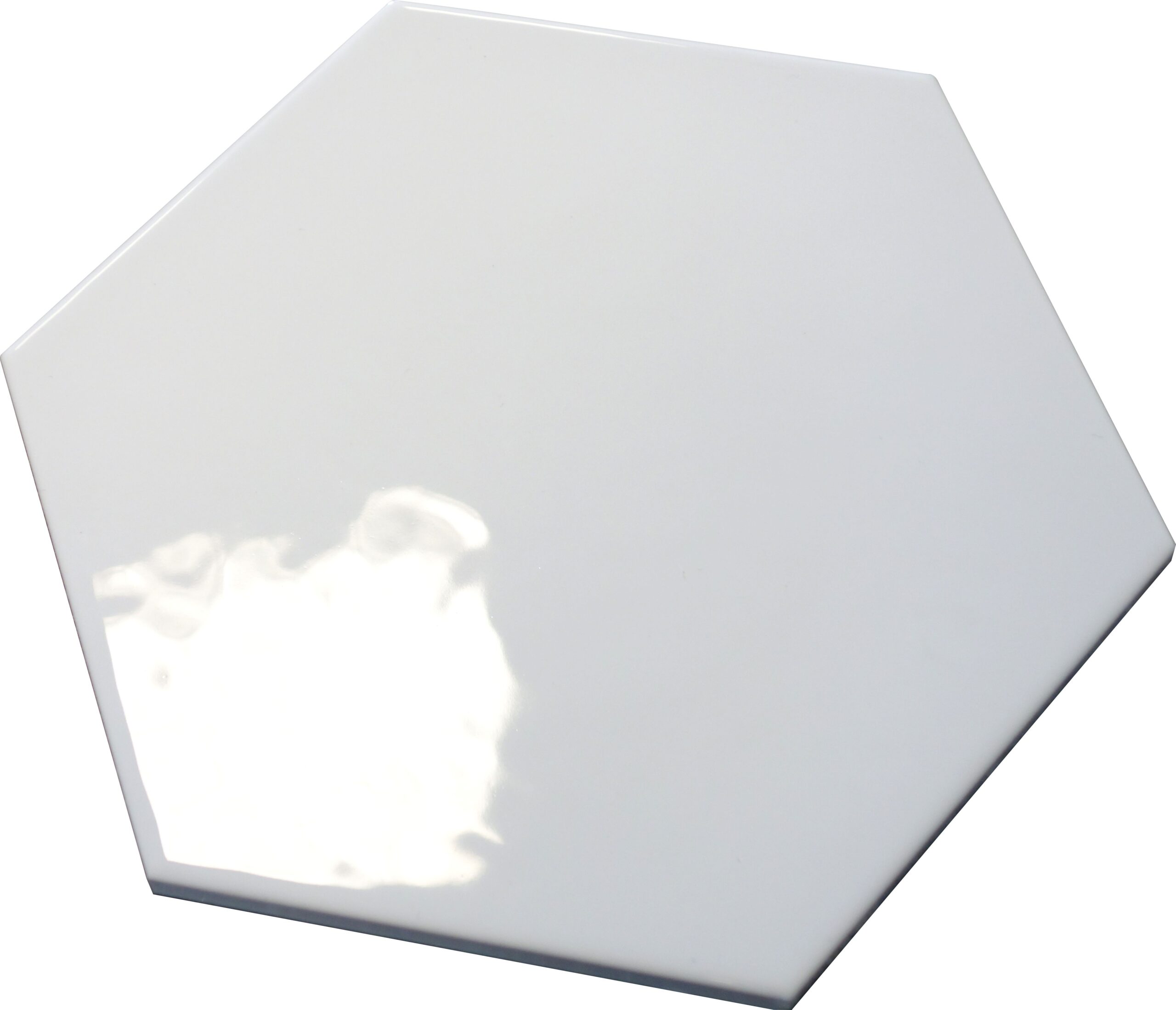 płytki heksagonalne białe HEXATILE BLANCO BRILLO 20x17