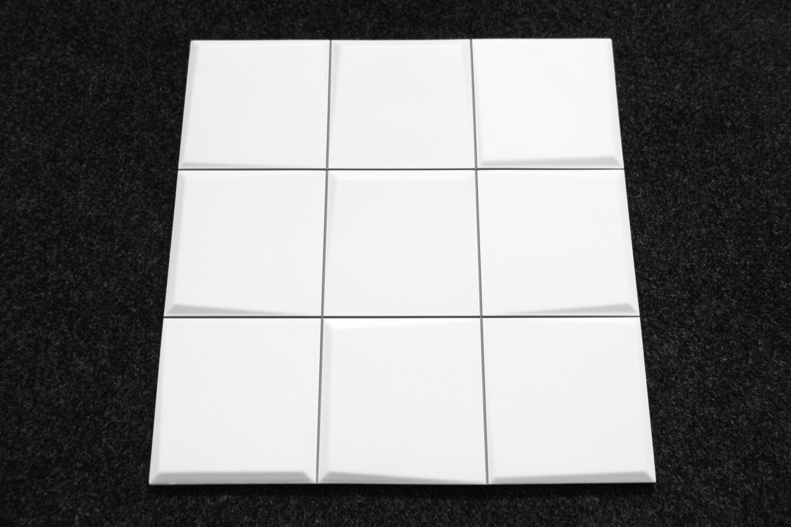 płytki 3D białe PATTERN WHITE BLANCO 33x33