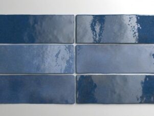 GLAZURA ARTISAN COLONIAL BLUE CEGIEŁKA 20x6,5 niebieski