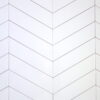 CHEVRON WALL WHITE MAT 18,6x5,2 LEWY